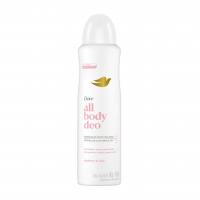 Dove All Body, Desodorante Corporal Aerossol, Para O Corpo Todo, Framboesa E Rosa 150ml