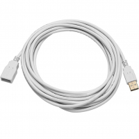 Cabo Extensão USB 2.0 A Macho X A Fêmea 4,5 M Branco Monoprice 108608