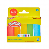 Massa Para Modelar Play Doh, 10 Cores, 284g, Hasbro - CX 1 UN