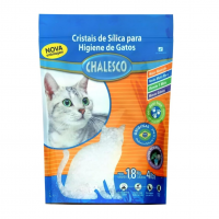 Areia Higiênica Sílica Chalesco Para Gatos 1,8 Kg – Alta Absorção E Controle De Odores