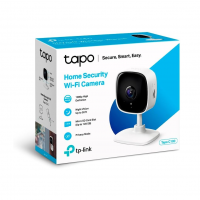 Camera De Segurança Wi-Fi, 1080p Full HD TP-Link Tapo C100, Visão Noturna, Audio De Duas Vias