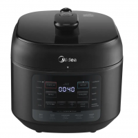 Panela De Pressão Elétrica 5l Nutripro Preta Midea Cor Preto