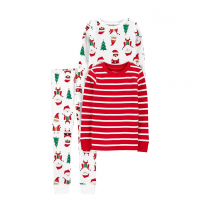 Simple Joys By Carter's Conjunto De Pijama De Algodão Confortável De 3 Peças Para Bebês