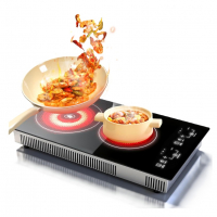 Cooktop Elétrico Portátil Por Infravermelho 3500W, 9 Níveis De Temperatura