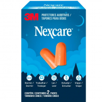 Protetor Auditivo Nexcare 3M | Laranja, 2 Pares, 1 Pacote