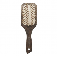 Marco Boni Escova De Madeira Raquete Almofadada Wood Line Para Bolsa 8079 1 Unidade