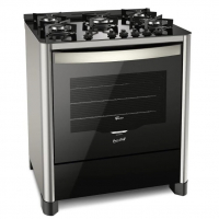 Fischer Fogão De Piso À Gás 5 Bocas Grand Cheff Silver Bivolt - 26989-59777