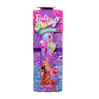 Barbie Party Unboxed Boneca Get Ready With Me Vestido Vermelho Para Crianças A Partir De 3 Anos
