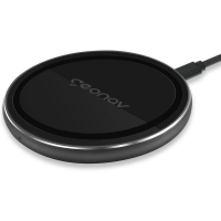 Geonav Carregador Por Indução De Mesa 10W, Vidro, Carregamento Rápido