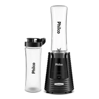 Liquidificador Portátil Plq04a 2 Squeezes 400w Preto Philco Preto