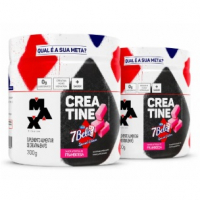 Creatina 7 Belo 300g Creatina Monohidratada Sabor Framboesa Kit 2