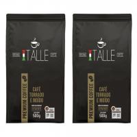 Café Torrado E Moído Extraforte 1kg Kit 2