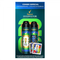 Kit 2 Desodorantes Rexona Men Fifa 150ml + 2 Pacotes De Figurinhas