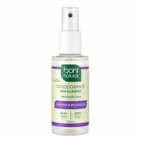 BONI NATURAL - Desodorante Spray Natural E Vegano Com Óleos Essenciais De Melaleuca E Lavanda, 120mL