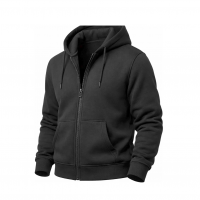 Moletom Masculino Zíper Hugo Jobs Blusa Aberta Com Capuz