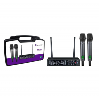 Microfone Sem Fio UHF HSF-300 Duplo Harmonics - Marketplace