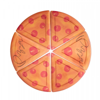 Jogo De 6 Pratos Para Pizza Em Melamina Drativo -l Hermitage