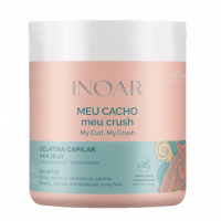 Inoar, Meu Cacho Meu Crush, Gelatina Capilar, Definição De Cachos, Hidratação Intensa, Com Colágeno E Vitamina E - 500g