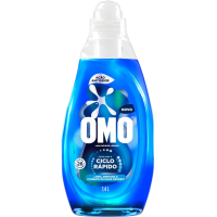 Lava-Roupas Líquido Omo Frasco 1,4l | Ciclo Rápido, Ação Antiodor