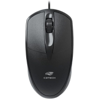 C3Tech Mouse USB Preto MS-31BK Ambidestro 1000DPI