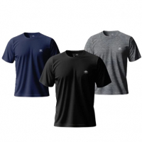 Kit 3 Camisetas Dry Fit Academia