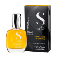 Alfaparf Milano Semi Di Lino Sublime Cristalli Liquidi Óleo Capilar Com Proteção Térmica 30mL
