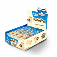 Chocowheyfer, Mais Mu, Wafer Proteico Sabor Chocolate Branco, 6g De Proteína, Zero Açúcar, 12 Unidades