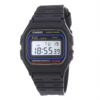Relógio Casio Masculino Digital Preto De Resina W-59-1VQ