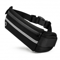 Pochete Slim Fitness Corrida Academia Porta Celular Bike Preta Para Corrida