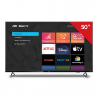 Smart TV 50" Aoc Roku 4K Série 6125-50U6125/78G
