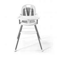 Cadeira De Alimentação Berry 3 Em 1 Cinza Multikids - BB391 -Marketplace