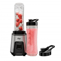 WAP Mini Liquidificador Portátil Blender Go 300W Com 2 Copos Squeeze Tampa E Alça 127V