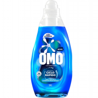 Lava-Roupas Líquido Omo Frasco 1,4l | Ciclo Rápido, Ação Antiodor