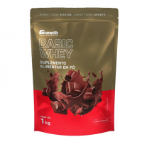 Basic Whey 1kg Growth Supplements - Chocolate