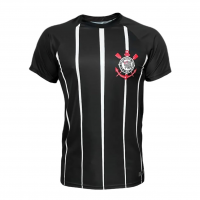 Camisa Corinthians Listrada, Masculina, Preta, G