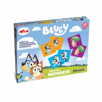Jogo Da Memória Bluey, Elka, Acima De 3 Anos