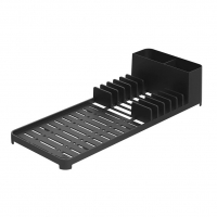 Escorredor De Louças, Brinox Metalúrgica LTDA, Single, 41,7 X 16,9 X 9 Cm, Preto, Coza