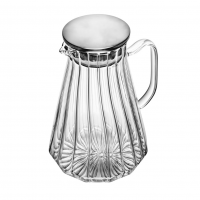 WOLFF - Jarra De Vidro Borossilicato Com Tampa De Metal Classic 1,7L