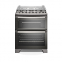 Fogão Electrolux 5 Bocas Experience Com PerfectCook360 Prata FE5DC