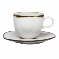 Conjunto De 6 Xícaras De Chá Grandes 220 Ml Com Pires Ryo Maresias