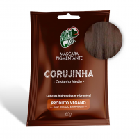 Kamaleão Color – Máscara Pigmentante Semi-Permanente– Low Poo, Vegano, Cruelty Free – Sachê 60g - Corujinha