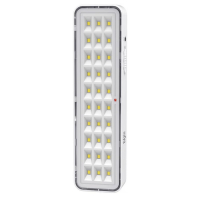 Luminária De Emergência 30 LEDS 2W Elgin Bivolt Bateria Até 6 Horas Luz Branca Fria