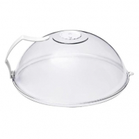 Tampa Microondas Anti-Respingo Com Alça E Transparente Anti Sujeira