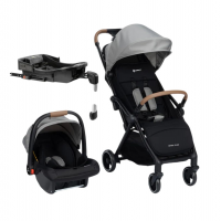 Travel System Safety 1st, Spark Plus Trio, Com Isofix, 0 Meses A 22 Kg, Grey Frost