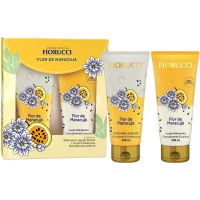 FIORUCCI Kit Sabonete Líquido 200ml + Loção Hid. 200ml FLOR DE MARACUJA