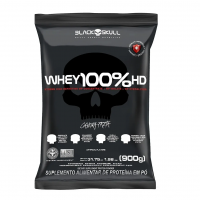 Whey 100% HD Refil Black Skull 900g