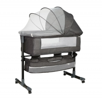 Berço Portátil Bebê Acoplado Co-Bed Connect Maxi Baby (Grafite) Até 9kg