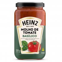 Heinz Molho De Tomate Rústico Basílico Em Vidro, 320G