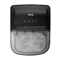 Máquina De Gelo EOS 12Kg Ice Compact Inox All Black EMG06P 110V