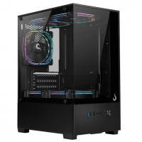Gabinete Gamer Rise Mode Prisma Glass 01, Mid Tower, M-ATX